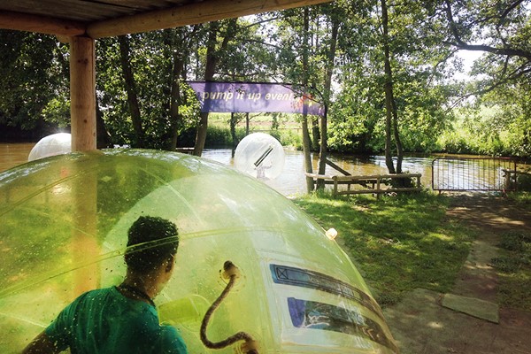 2 for 1 Water Zorbing at Pump It Up Events 2 for 1 Water Zorbing at Pump It Up Events