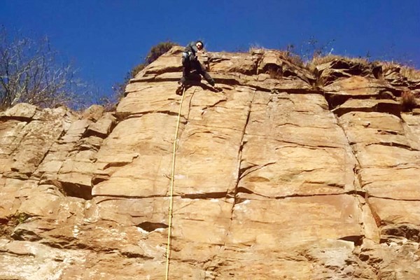 Outdoor Climbing for Two with Savage Adventures Outdoor Climbing for Two with Savage Adventures