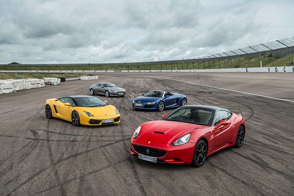 Four Supercar Blast with High Speed Passenger Ride and Photo Four Supercar Blast with High Speed Passenger Ride and Photo