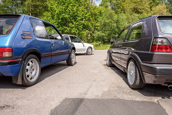 Triple 80's Hot Hatch Driving Blast at a Top UK Race Track Triple 80's Hot Hatch Driving Blast at a Top UK Race Track