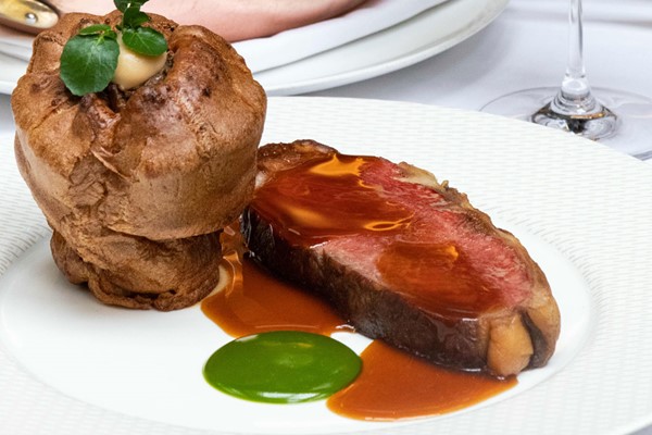 Sunday Roast for Two at The River Restaurant by Gordon Ramsay at The Savoy Hotel, London