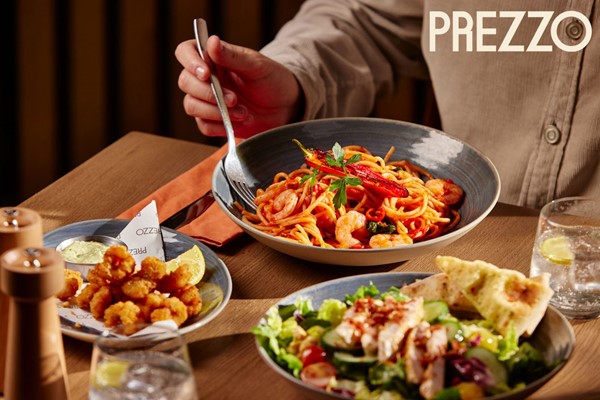 Two Course Meal for Two at Prezzo