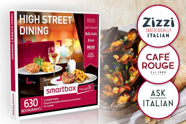 High Street Dining - Smartbox by Buyagift High Street Dining - Smartbox by Buyagift