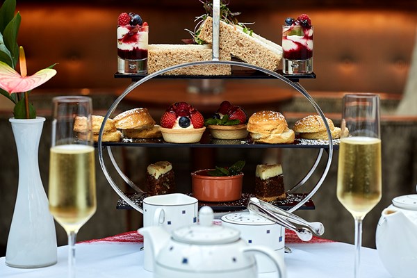 Afternoon Tea with Bottomless Prosecco for Two at The Rembrandt Afternoon Tea with Bottomless Prosecco for Two at The Rembrandt