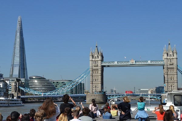 River Thames Hop On Hop Off Sightseeing Cruise Red Rover Tickets for Two