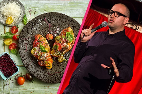 Comedy Tickets and Three Course Meal and Glass of Wine for Two at Zizzi Comedy Tickets and Three Course Meal and Glass of Wine for Two at Zizzi