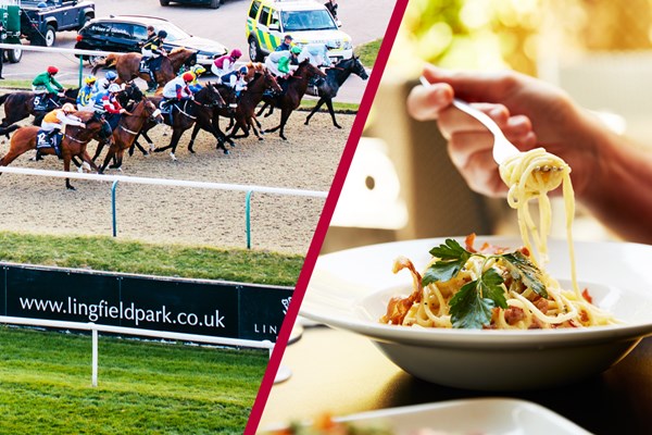 Lingfield Raceday and Three Course Meal with Wine for Two at Prezzo Lingfield Raceday and Three Course Meal with Wine for Two at Prezzo