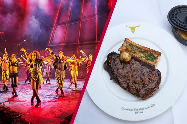 Upper Circle Theatre Show and Two Course Meal at Marco Pierre White Steakhouse Co Upper Circle Theatre Show and Two Course Meal at Marco Pierre White Steakhouse Co