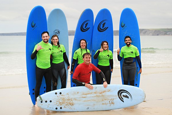 A Half Day Surf Experience for Two at Escape Surf School A Half Day Surf Experience for Two at Escape Surf School