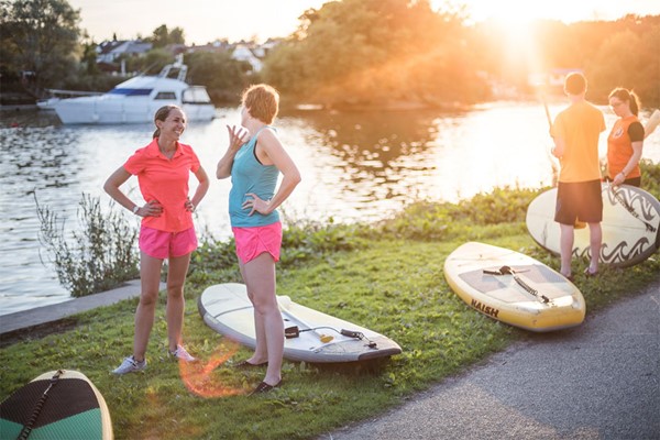 Stand Up Paddleboard Self Guided Adventure at Back of Beyond Adventures for Two