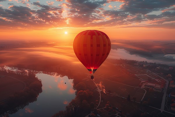 Weekday Morning or Evening Hot Air Balloon Flight for One
