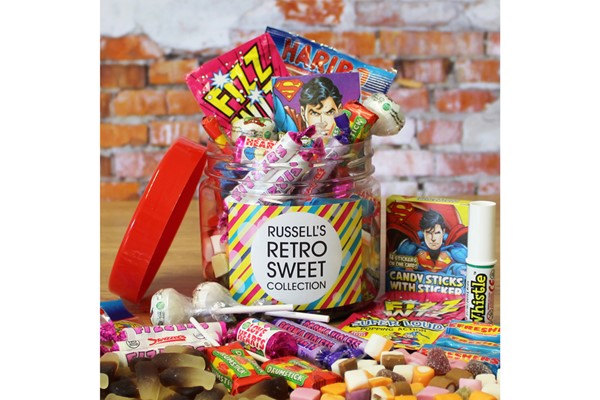 Personalised Retro Sweet Taster Jar Personalised Retro Sweet Taster Jar