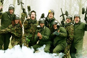 Full Day Paintballing Experience For Two Adults and Two Children at Bedlam