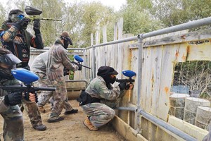 Half Day Paintballing with 50 Paintballs Each for Two Adults and Two Children