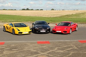 Triple Supercar Driving Blast with High Speed Passenger Ride