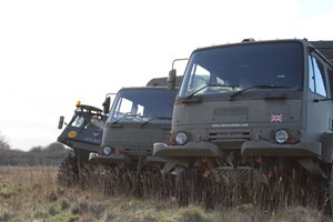 4x4 Army Truck Rough Terrain Driving Experience for One
