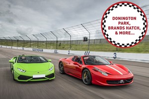 Double Supercar Driving Blast at a Top UK Race Track