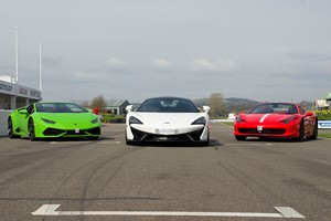 Triple Supercar Driving Blast in Scotland