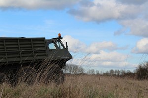 Military Truck Driving and Stalwart Passenger Ride