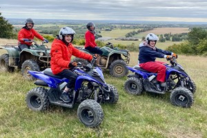 Three Hour Family Quad Bike Adventure in Kent for Four People