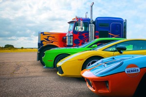 The Ultimate Mash Up Four Car Driving Experience for One