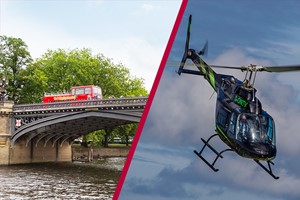25 Mile Helicopter Ride and Hop-on Hop-off City Bus Ride for Two