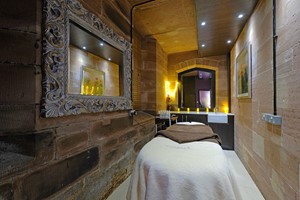 Relaxing Spa Day with a 55 Minute Treatment and a Glass of Prosecco at Peckforton Castle for Two