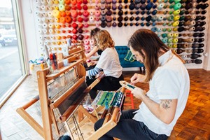 Two Hour Freestyle Weaving Workshop for Two at Make Town