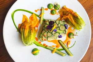 Five Course Tasting Lunch and a Welcome Drink for Four at Pied a Terre