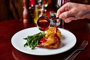 Three Course Meal with Sparkling Wine for Two at Cafe Rouge