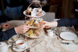 Charbonnel et Walker Chocolate Afternoon Tea with Prosecco at the May Fair Hotel