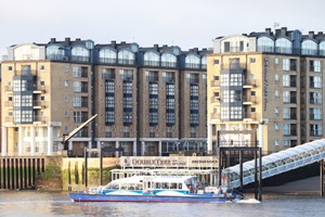 3 Course Meal with Bottle of Wine for Two at Hilton London Docklands Riverside