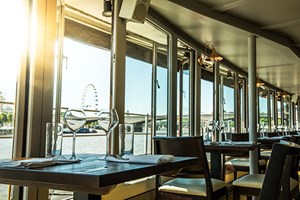 Two Course Lunch with Fizz at The Yacht London for Two