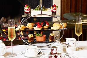 Afternoon Tea with Bottomless Prosecco for Two at The Rembrandt
