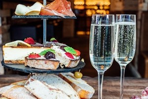 Afternoon Tea with a Bottle of Prosecco for Two at Veeno Italian Wine Cafe