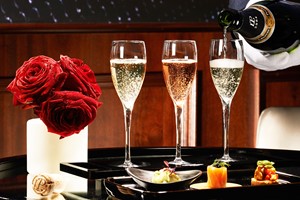 Laurent-Perrier Champagne Flight Tasting with Canapes for Two in The Hampton's Bar
