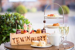 Afternoon Tea with Bubbles for Two at Tewin Bury Farm Hotel