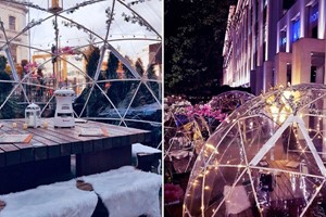 Igloo Dining with a Twelve Dish Sharing Menu and Fizz for Two at Inamo Camden