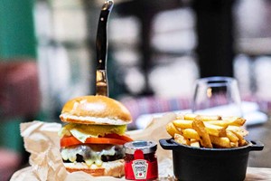 Three Course Meal with a Bottle of Wine for Two at Mr White's English Chophouse