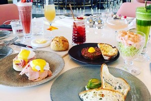 Three Course Brunch with Bottomless Prosecco for Two at VIVI Restaurant