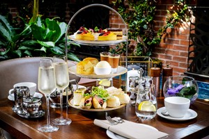 Afternoon Tea with Bottomless Bubbles for Two at Grosvenor Pulford Hotel and Spa