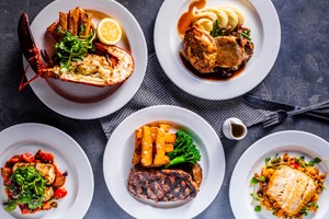 Saturday Night Cabaret Show with Two Course Meal for Two at Cafe de Paris