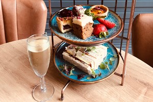 Afternoon Tea with Fizz for Two at De Vere Cotswold Waterpark Hotel