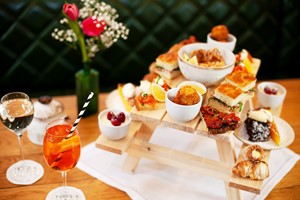 Afternoon Tea with Bottomless Bellinis for Two at Theo's Simple Italian