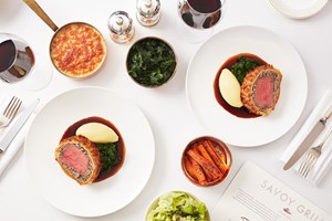 Seven Course Tasting Menu for Two at Gordon Ramsay's Savoy Grill, London