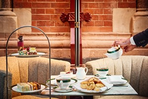 Traditional Afternoon Tea for Two at The Hansom in 5* St Pancras Renaissance Hotel