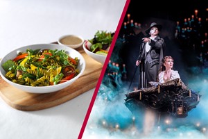 Theatre Tickets to The Phantom of the Opera and a Meal with Wine for Two at Prezzo