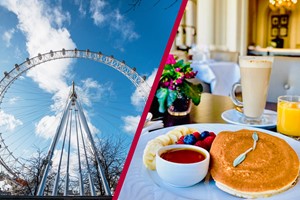 Two Course Bottomless Brunch at Amba Hotel Charing Cross and London Eye for Two