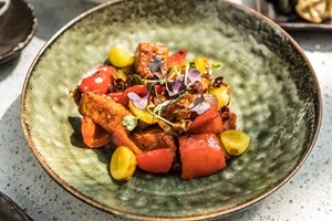 Four Course Vegan Meal and Glass of Prosecco with Pop up Circus Entertainment for Two at Circus