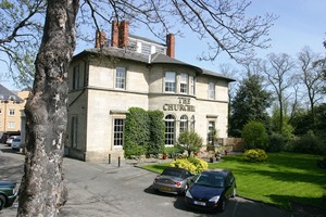 One Night Stay with Three Course Dinner and Fizz at The Churchill Hotel for Two